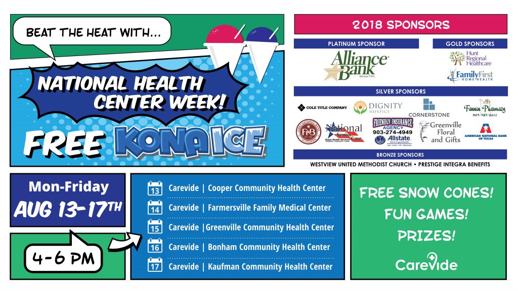 NHCW-Schedule