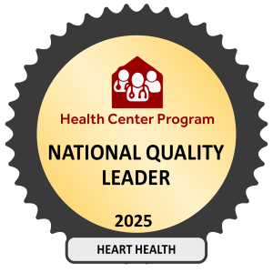 2025 National Quality Leader-Heart Health badge